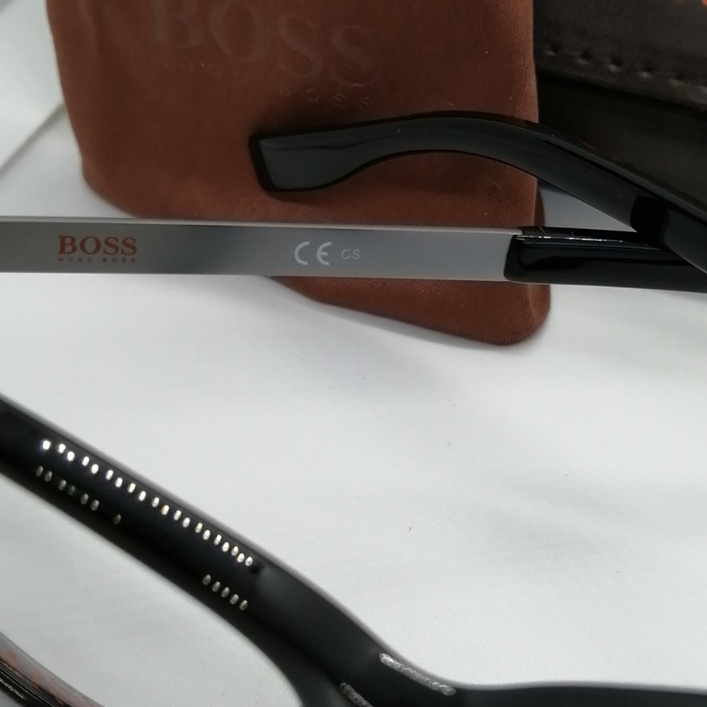 New/Authentic Eyeglass HugoBoss Orange BO0274 BLK - Picture 4 of 8